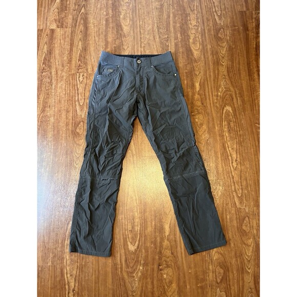 Kuhl Pants Mens 30x32 Gray Radikl Cargo Stretch Hiking Outdoors Performance - Picture 1 of 8